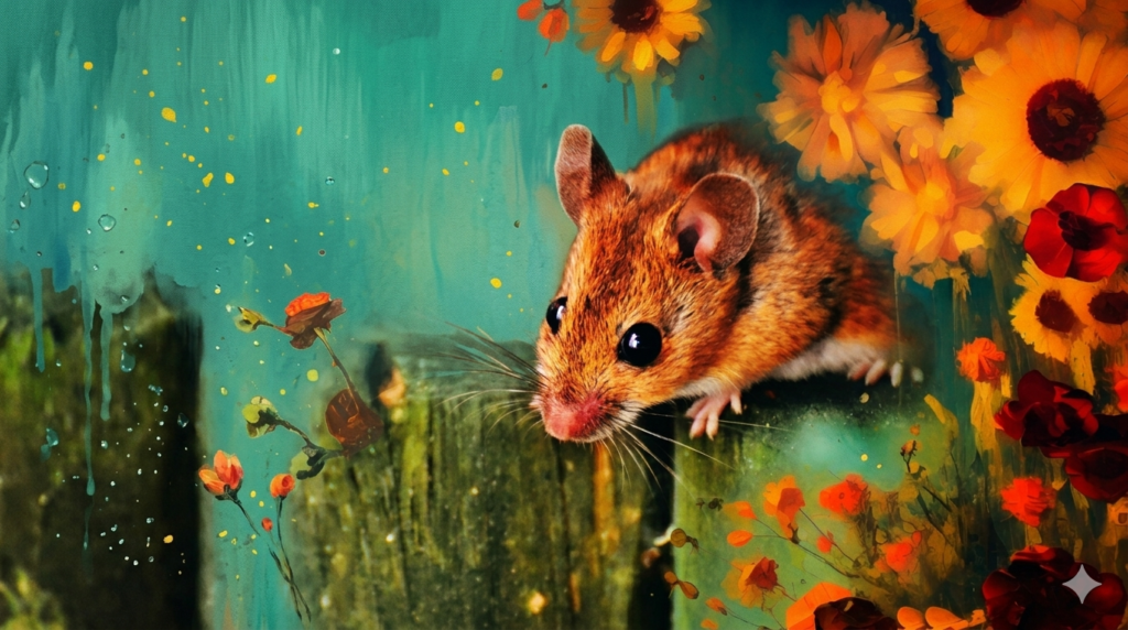 Um ratinho na floresta, significado de sonhar com rato